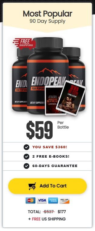 endopeak 3 bottle